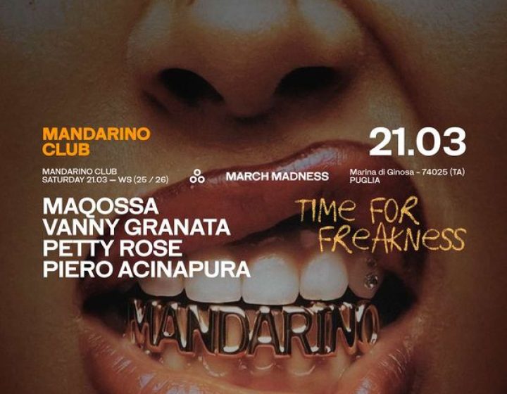 March Madness w Maqossa   Mandarino Club