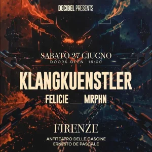 DECIBEL presents KLANGKUENSTLER | Anfiteatro delle Cascine