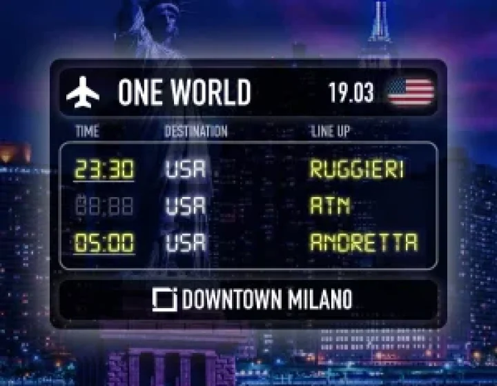 ONE WORLD   Downtown