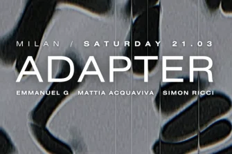 WAIT4THEDROP - ADAPTER | Spazio Diaz