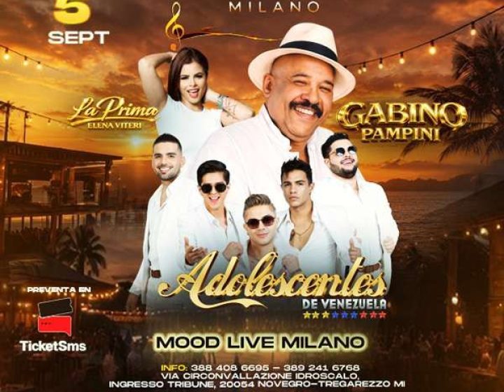 Adolecentes Gabino Pampini   MOOD LIVE MILANO