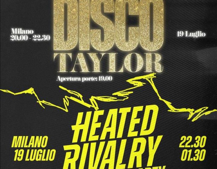 Disco Taylor + Heated Rivalry Party   Circolo Magnolia