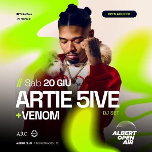 Artie5 + Venom - Albert Open Air 2026 | Albert Club