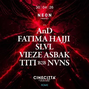 FATIMA HAJJI - SLVL - VIEZE ASBAK - TITI b2b NVNS | Palastudio Cinecittà World