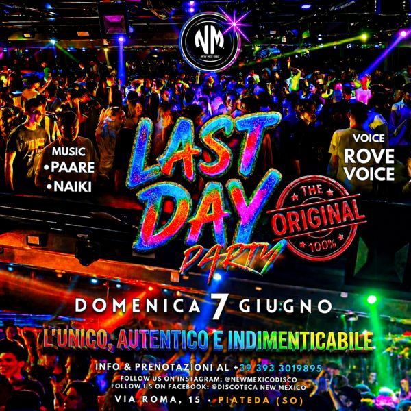 Last Day Party | New Mexico