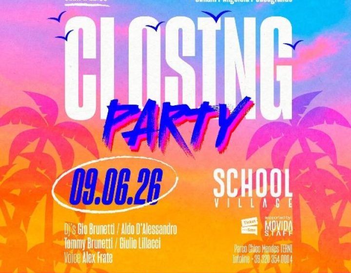 School Village Closing Party   The Beach Parco Chico Mendes