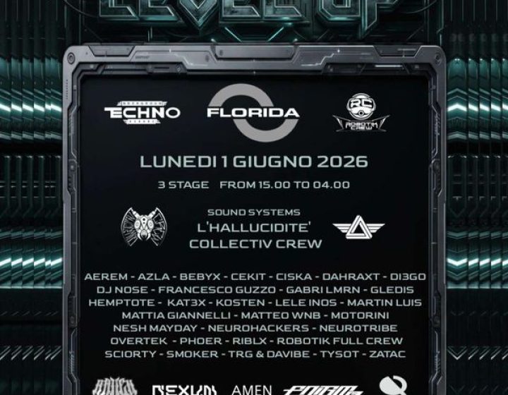 Underground Techno Research - Level Up Outdoor   Discoteca Florida