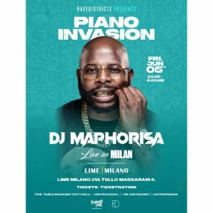RaveDistrictz Present: DJ MAPHORISA Live | Lime Club
