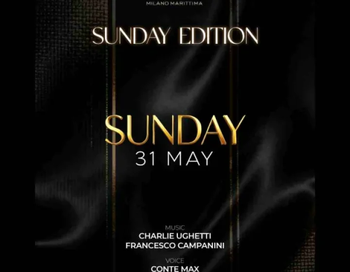 SUNDAY EDITION   Pineta Milano Marittima 