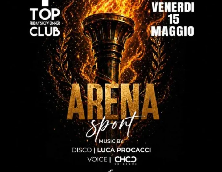 TOP show dinner CLUB - ARENA SPORT   FRONTEMARE