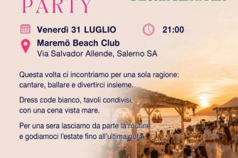 WHITE PARTY Take me to Salerno con SQUARCIAGOLA | MAREMO BEACH CLUB