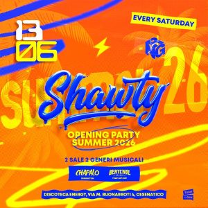 Shawty - Opening Party | Discoteca NRG / Club Paradiso