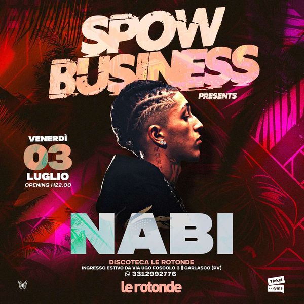 Spow Business presenta NABI | Discoteca Le Rotonde