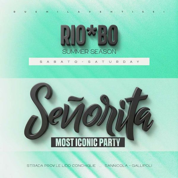 Senorita | RIOBO Gallipoli