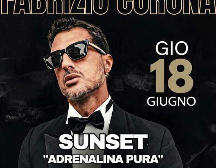 FABRIZIO CORONA Sunset Beach Club