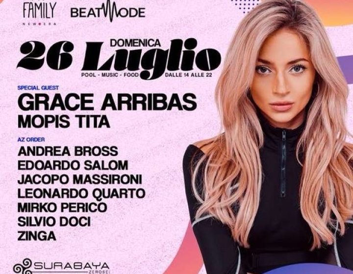 Big Family Beatmode presents: Grace Arribas at Surabaya Pool Party Surabaya Club