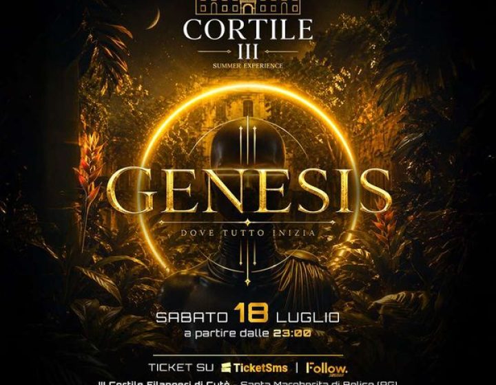 GENESIS - Dove tutto inizia   Terzo Cortile Filangeri Cutò
