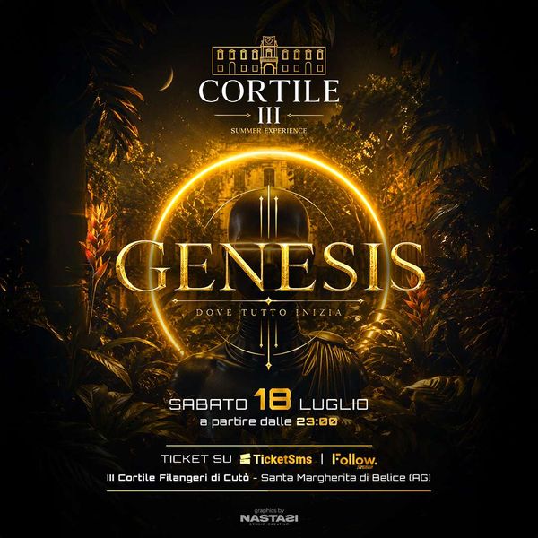 GENESIS - Dove tutto inizia | Terzo Cortile Filangeri Cutò