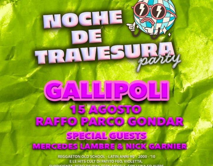 Noche De Travesura Raffo Parco Gondar - Pineta