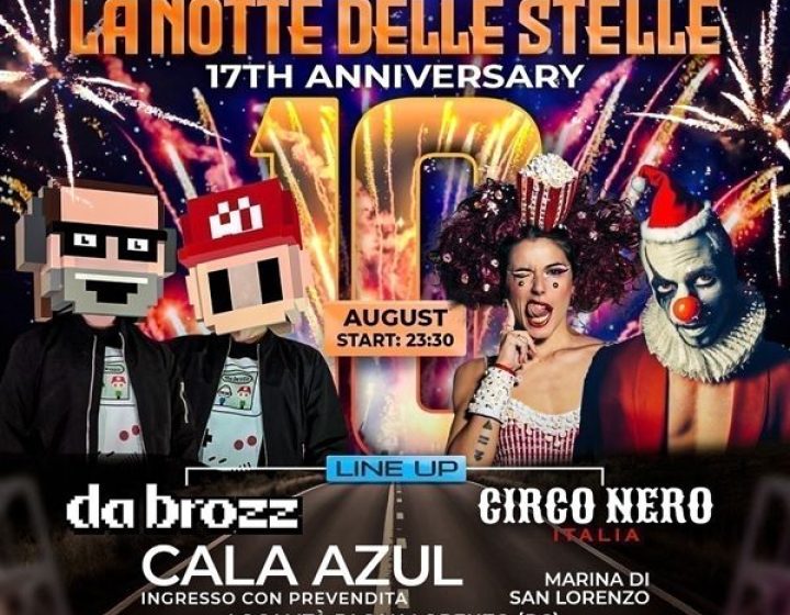 La Notte delle Stelle   Cala Azul Beach Club