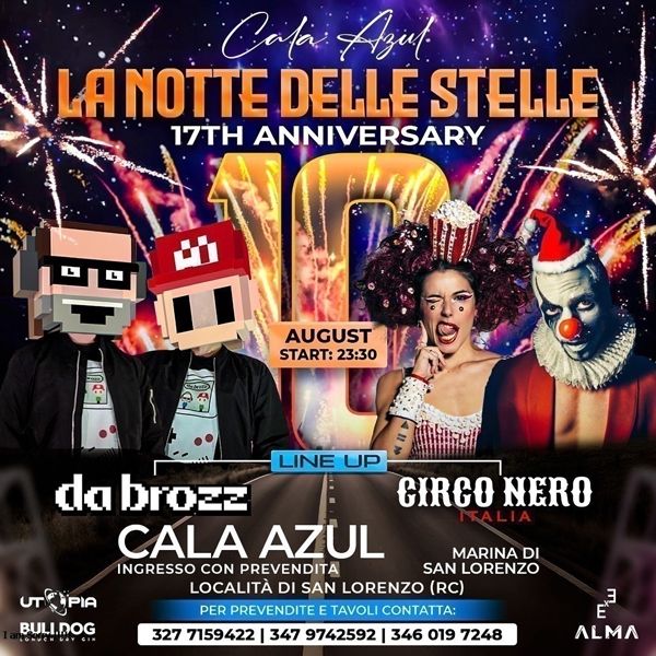 La Notte delle Stelle | Cala Azul Beach Club