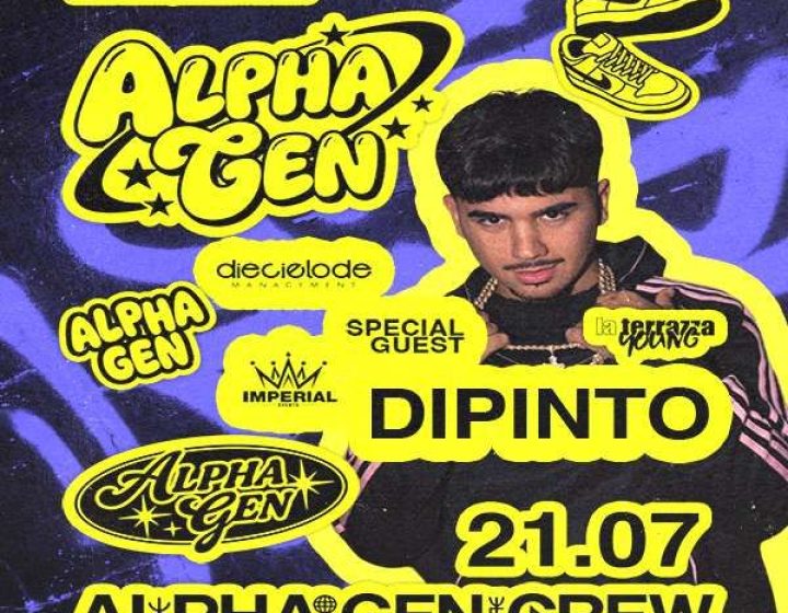 ALPHA GEN con Dipinto   LA TERRAZZA CLUB