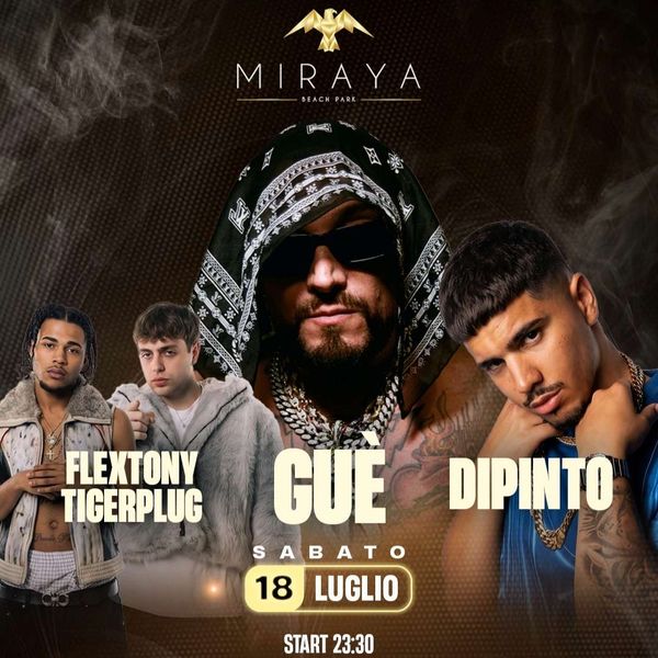 Miraya in festival - GUE' - Dipinto - Flextony e Tigerplug | Miraya Beach Park