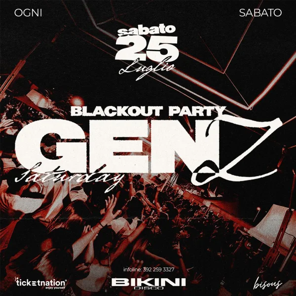 Blackout party | Bikini disco dinner