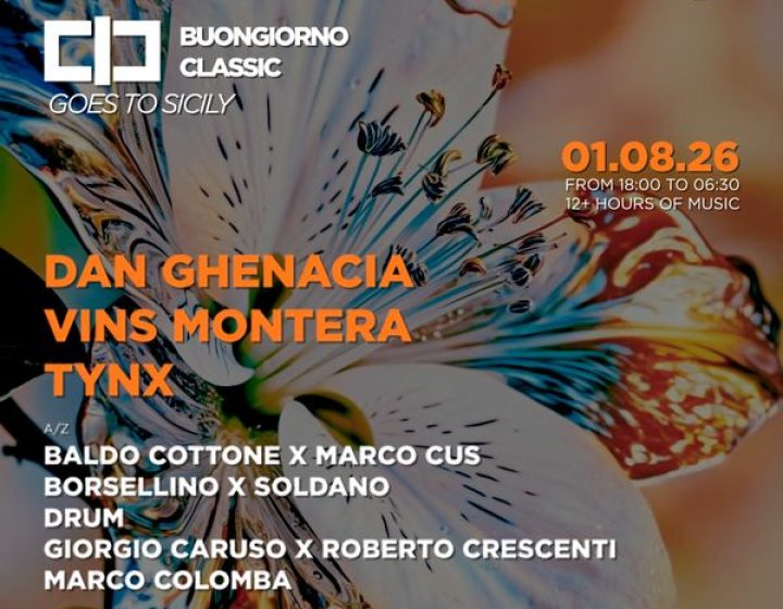 BUONGIORNO CLASSIC – Official Party Baglio Coriolano