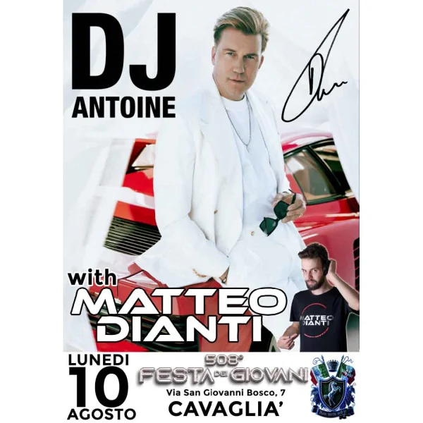 Festa dei giovani w/ DJ ANTOINE | Cavaglià