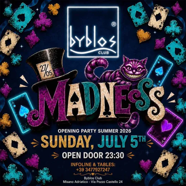 MADNESS – OPENING PARTY | Byblos Club