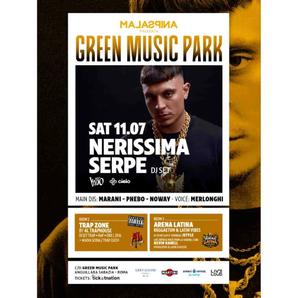 MALASPINA presenta GREEN MUSIC PARK w/ NERISSIMA SERPE | Malaspina