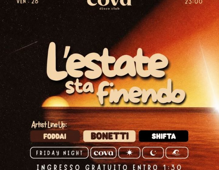 L'Estate Sta Finendo   Cova Beach Club