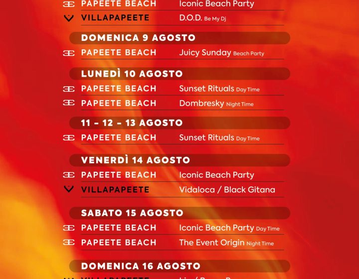 Sunset Ritual Papeete Beach