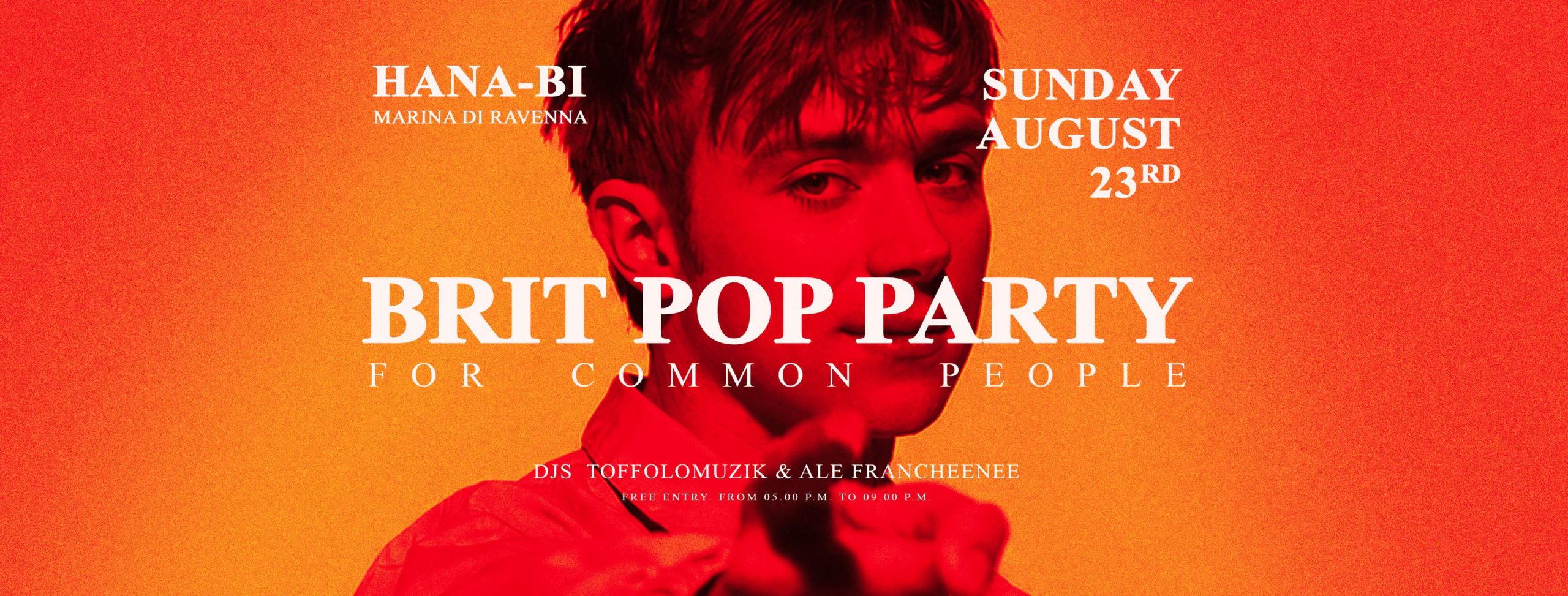 Brit Pop Party - Hana-Bi, Marina di Ravenna h17:00 (free entry) | Hana-Bi