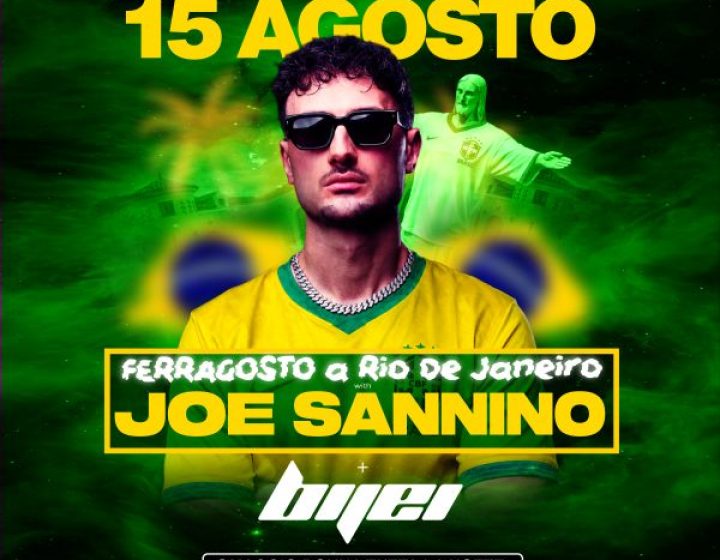Ferragosto a Rio con Joe Sannino Special Guest Suerte Club Events