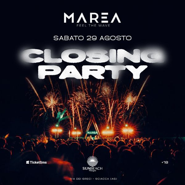 Marea CLOSING PARTY | SUNBEACH - SCIACCA