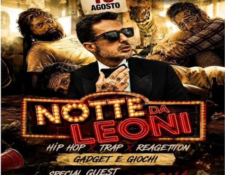 Notte Trap da Leoni Fabrizio Corona Sunset Beach Club