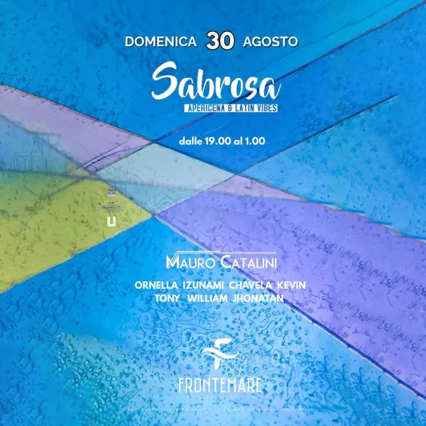 SABROSA - Apericena & Latin Vibes | Frontemare
