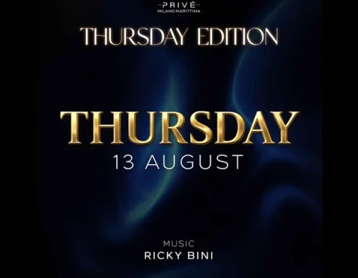 THURSDAY EDITION Pineta privè