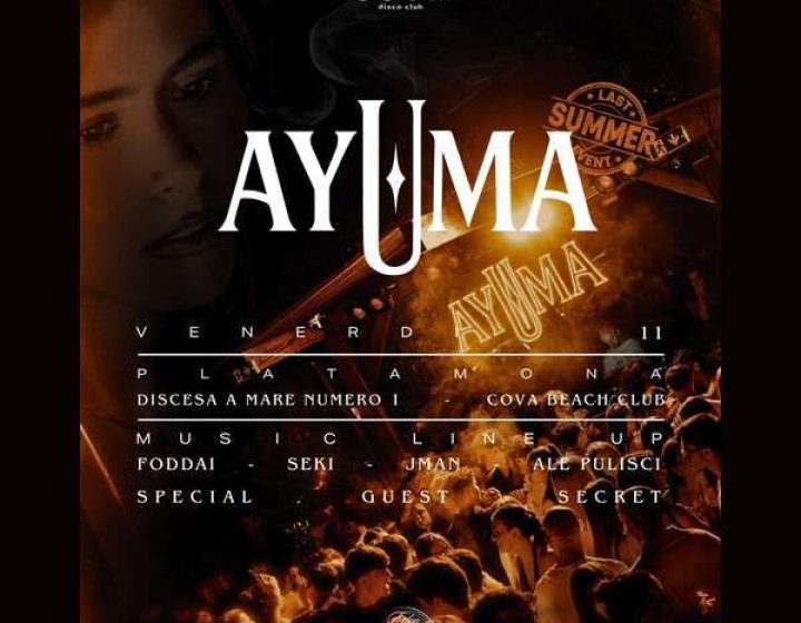 Ayuma Event at Cova Beach Club Cova Beach Club