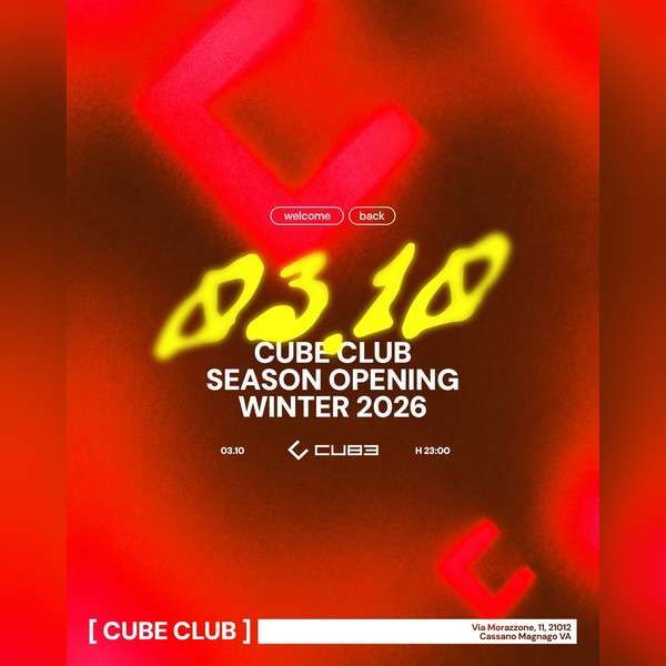Opening Season CUBE CLUB | Cube Club