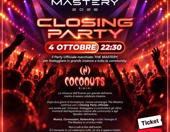 The Mastery 2026 Closing Party Coconuts