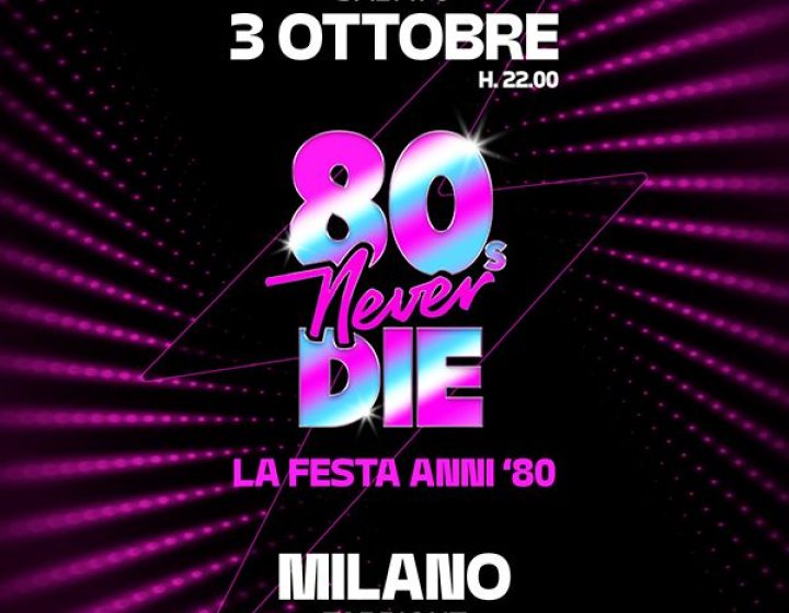 80s Never Die Fabrique Milano