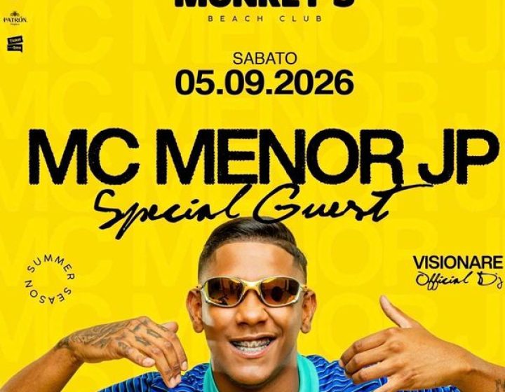 Mc menor JP Special Guest   Monkey's Beach Club