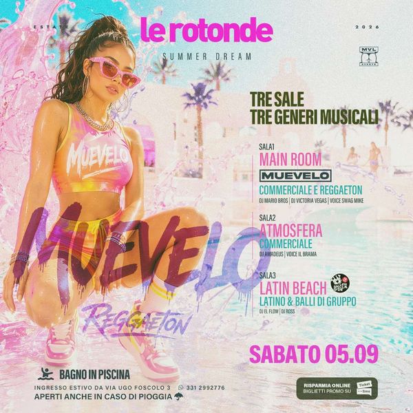 Muevelo - Pool Party | Discoteca Le Rotonde