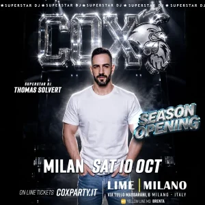 COX SEASON OPENING | LIME Milano