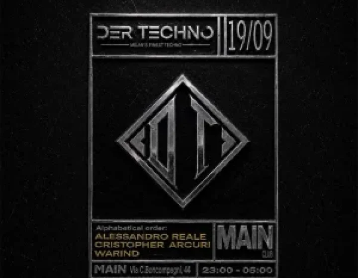 Der Techno Milan's Finest Techno Main Club