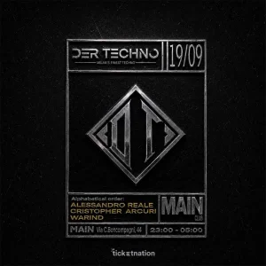 Der Techno Milan's Finest Techno | Main Club