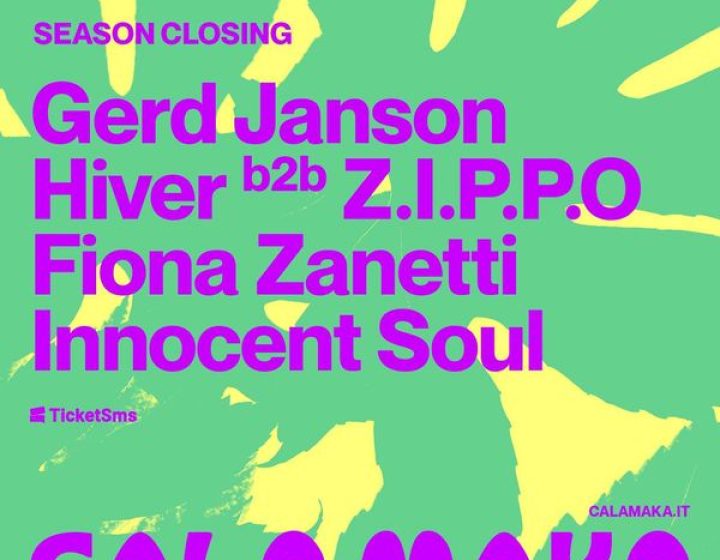 Maka Club SUNDAY CLOSING 2026 w/ Hiver b2b Z.I.P.P.O Fiona Zanetti SPECIAL GUEST Cala Maka